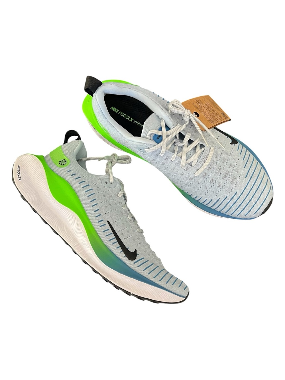 ✔️New✔️ NIKE ReactX Infinity Run 4 'Light Armory Blue Green'